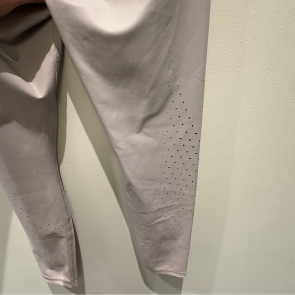 Athleta Gray light faded bottom Leggings with Elastic Waistband Faded - Picture 7 of 11